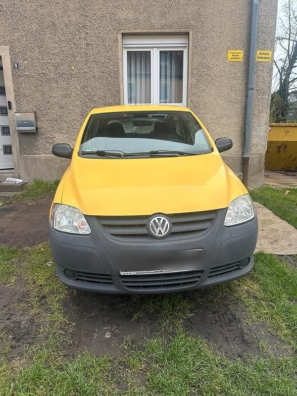 Gelb Gebraucht 2008 VW Fox Kleinwagen | 300 € (Superpreis) - Bild 1/4
