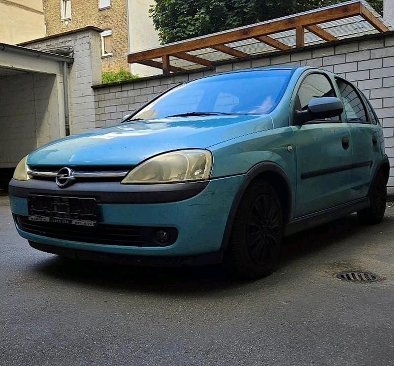 Blau Gebraucht 2004 Opel Corsa Kleinwagen | 460 € (Superpreis) - Bild 1/4