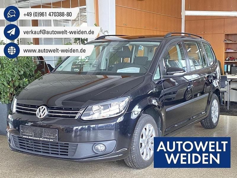 Gebraucht VW Touran Trendline 105 PS (77 kW) 2014 Schwarz Van / Kleinbus