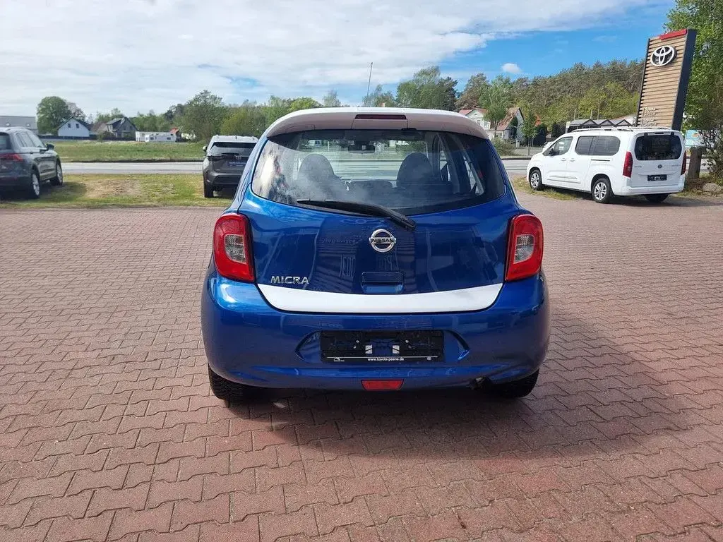 Gebraucht Nissan Micra Acenta 80 PS (58 kW) 2015 Blau Kleinwagen