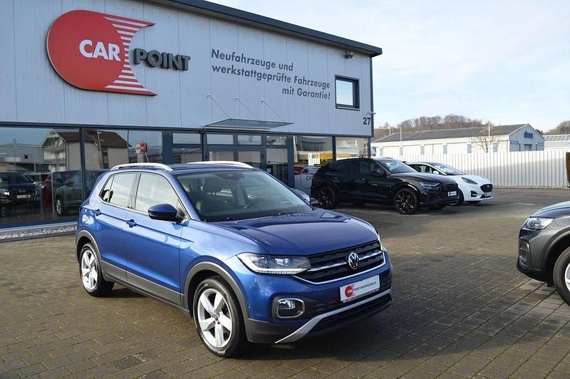 Gebraucht VW T-Cross Style 110 PS (80 kW) 2021 Reef blue metallic SUV
