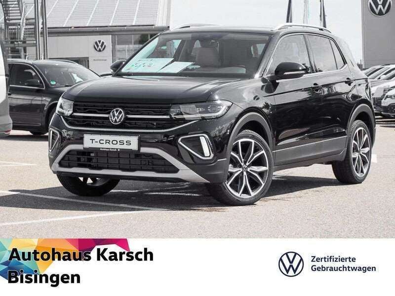 Deep black perleffekt Gebraucht 2024 VW T-Cross Style SUV | 31.390 € - Bild 1/4