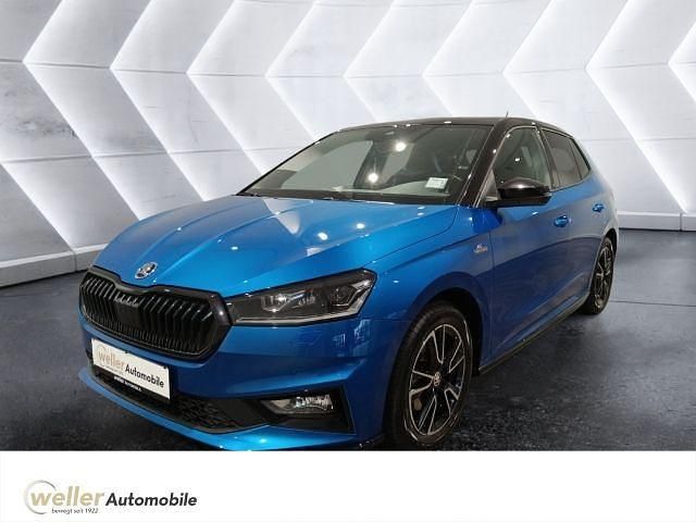 Blau Gebraucht 2024 Skoda Fabia Monte Carlo Limousine | 23.490 € (Guter Preis) - Bild 1/4