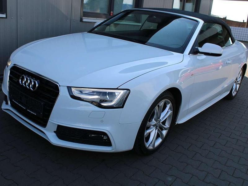 Gebraucht Audi A5 Cabriolet S-Line 218 PS (160 kW) 2016 Gletscherweiß metallic Cabrio