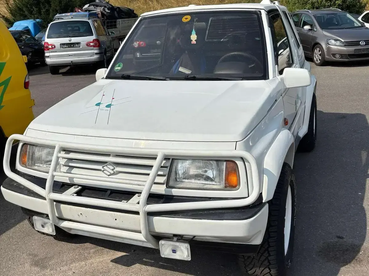 Gebraucht Suzuki Vitara 82 PS (60 kW) 1990 Weiß Cabrio