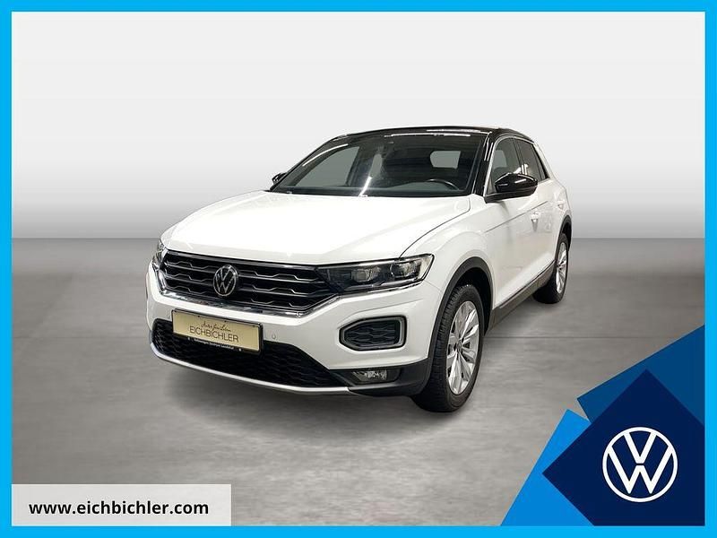 Pure white Gebraucht 2021 VW T-Roc Sport SUV | 23.020 € (Guter Preis) - Bild 1/4