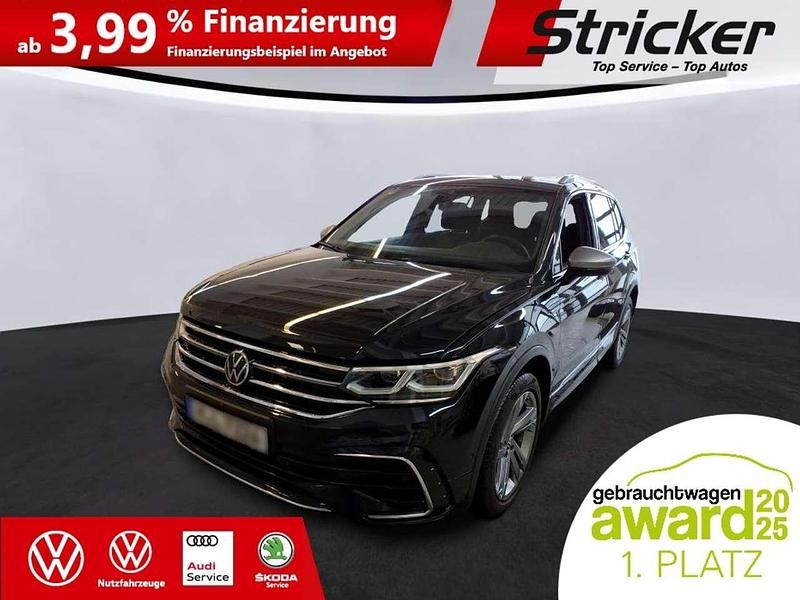 Gebraucht VW Tiguan Allspace R-line 245 PS (180 kW) 2021 Deep black perleffekt (metallic) SUV