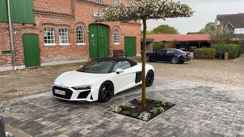Gebraucht Audi R8 Spyder Performance 570 PS (419 kW) 2020 Weiß Cabrio