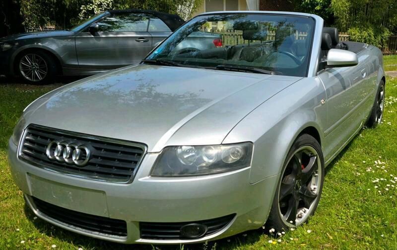 Silber Gebraucht 2004 Audi A4 Cabriolet Cabrio | 4.500 € (Fairer Preis) - Bild 1/4