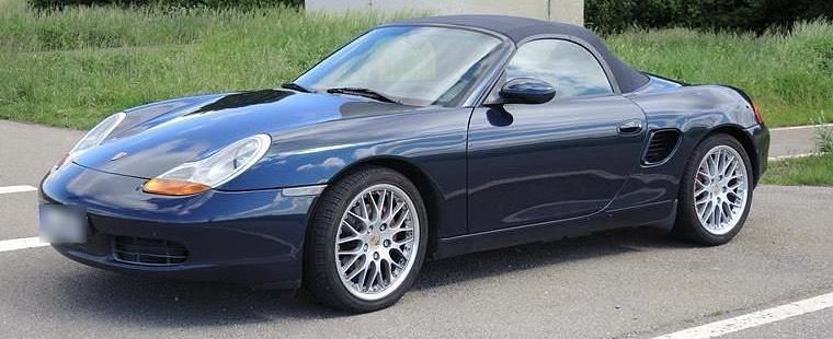 Gebraucht Porsche Boxster 220 PS (161 kW) 2000 Blau Cabrio