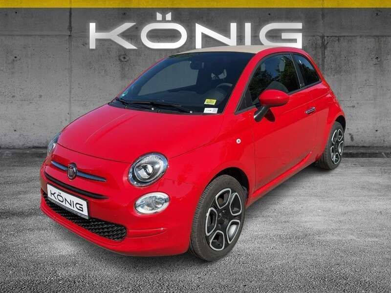 Rot Gebraucht 2023 Fiat 500C Club Cabrio | 12.997 € (Superpreis) - Bild 1/4