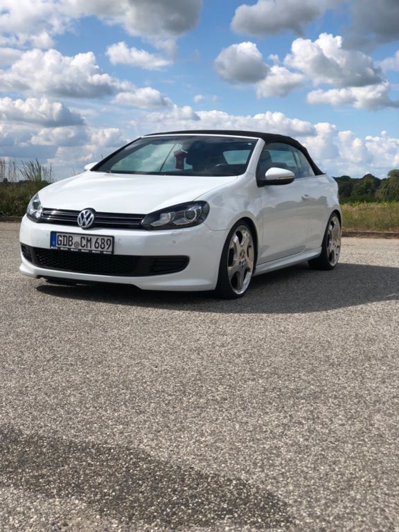 Weiß Gebraucht 2012 VW Golf Cabriolet Cabrio | 7.200 € (Fairer Preis) - Bild 1/4