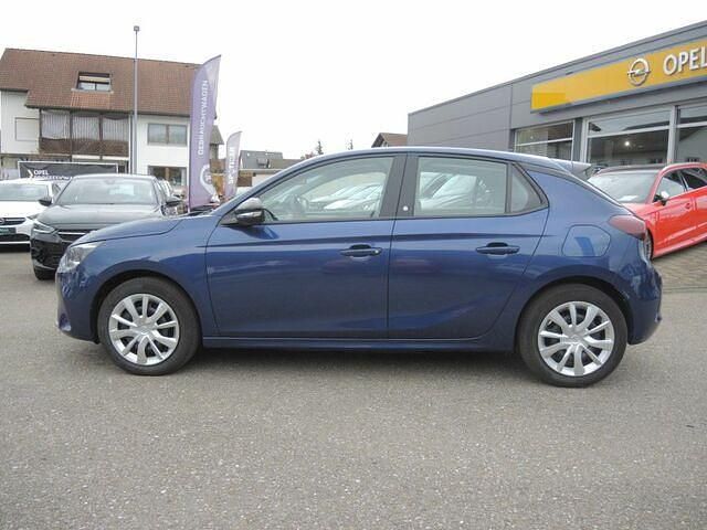 Gebraucht Opel Corsa-e Edition 100 kW (136 PS) 2021 Nautic blau metallic (metallic) Kleinwagen