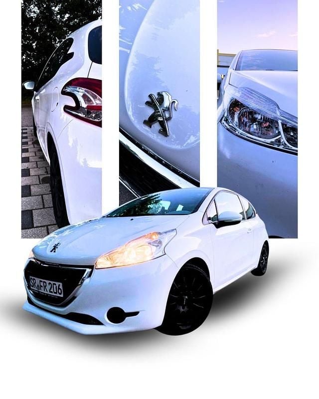Weiß Gebraucht 2014 Peugeot 208 Kleinwagen | 2.900 € (Superpreis) - Bild 1/4