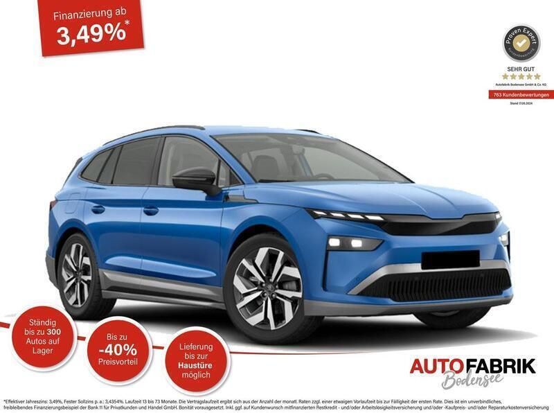 Energyblau Neu 2025 Skoda Enyaq iV SportLine SUV | 47.690 € (Superpreis) - Bild 1/2