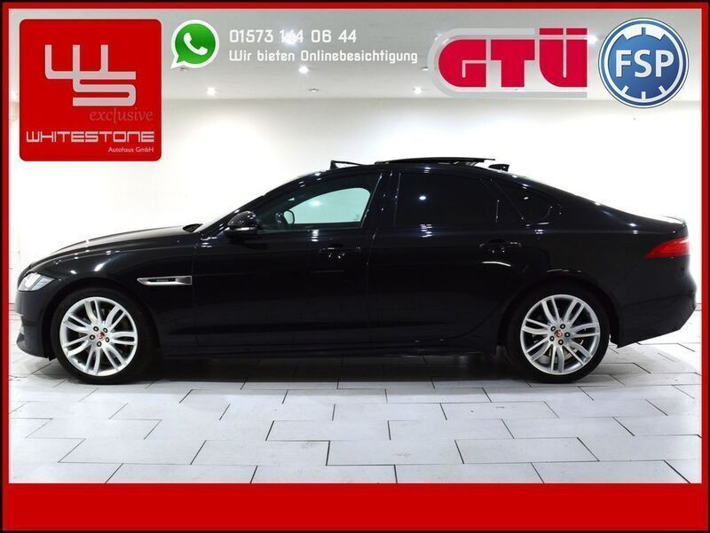 Santorini black Gebraucht 2016 Jaguar XF R-Sport Limousine | 19.990 € (Fairer Preis) - Bild 1/4