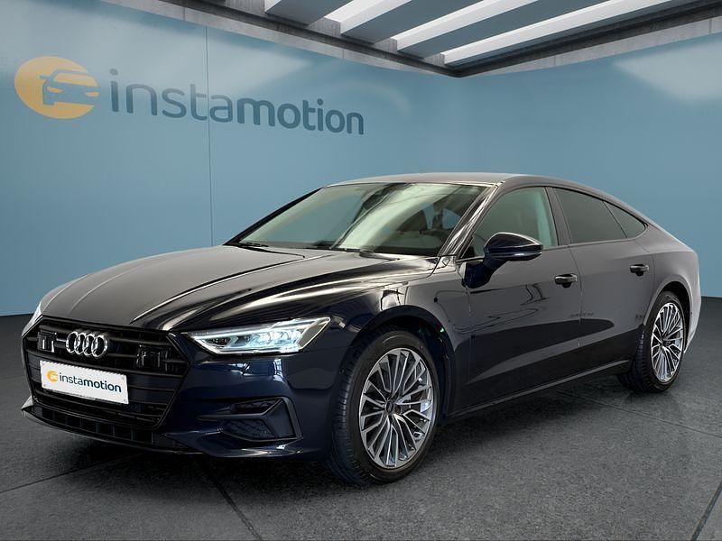 Blau Gebraucht 2022 Audi A7 Sportback Kleinwagen | 45.349 € (Etwas zu teuer) - Bild 1/4