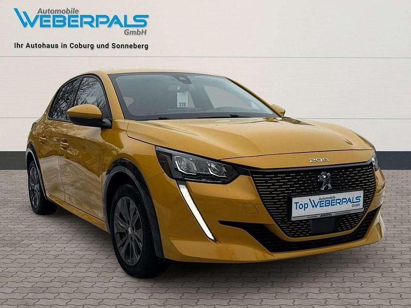 Gebraucht Peugeot e-208 Allure 100 kW (136 PS) 2021 Gelb Kleinwagen