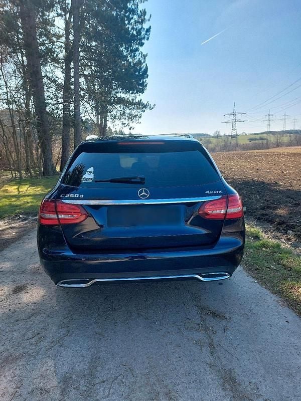 Gebraucht Mercedes C250 204 PS (150 kW) 2018 Blau Kombi