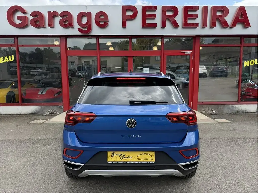 Brugt VW T-Roc Style 150 HK (110 kW) 2022 Blå SUV