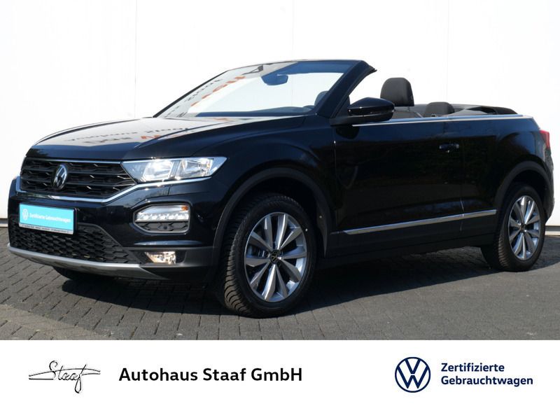 Deep black perleffekt Gebraucht 2021 VW T-Roc Cabriolet Style Cabrio | 24.990 € (Fairer Preis) - Bild 1/4