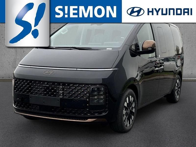 Schwarz Neu 2025 Hyundai Staria Signature Van | 54.330 € (Teuer) - Bild 1/4