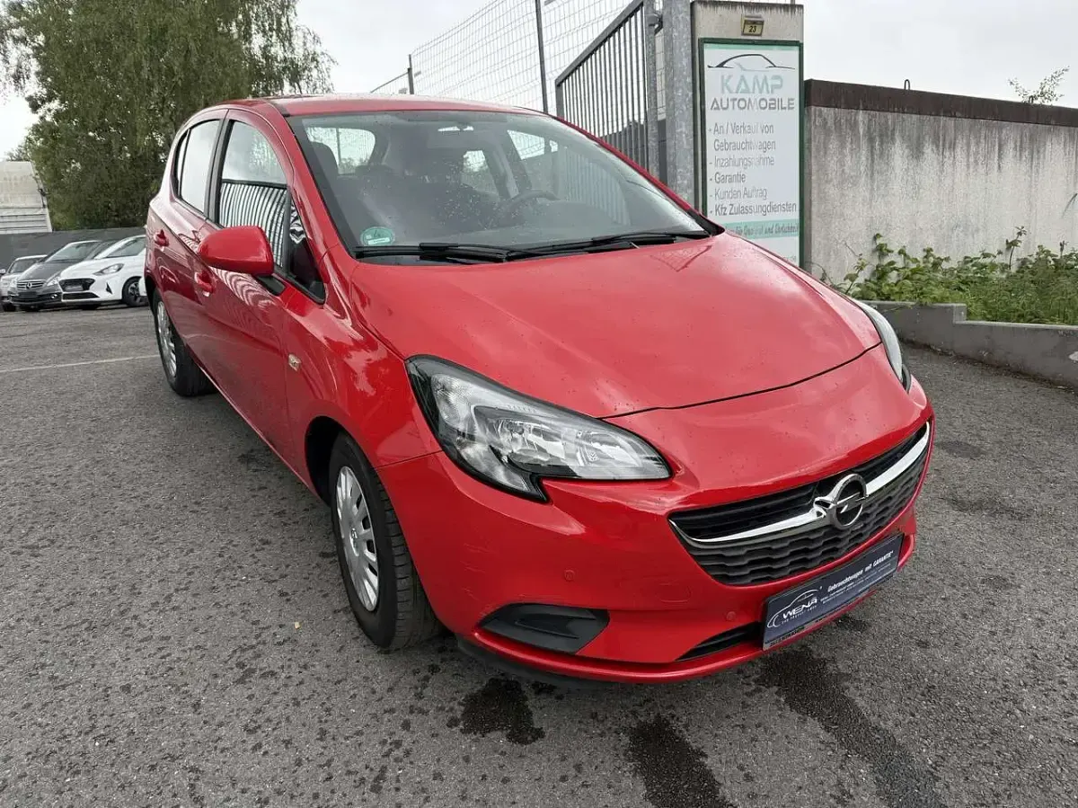 Gebraucht Opel Corsa Edition 69 PS (50 kW) 2015 Magmarot Kleinwagen