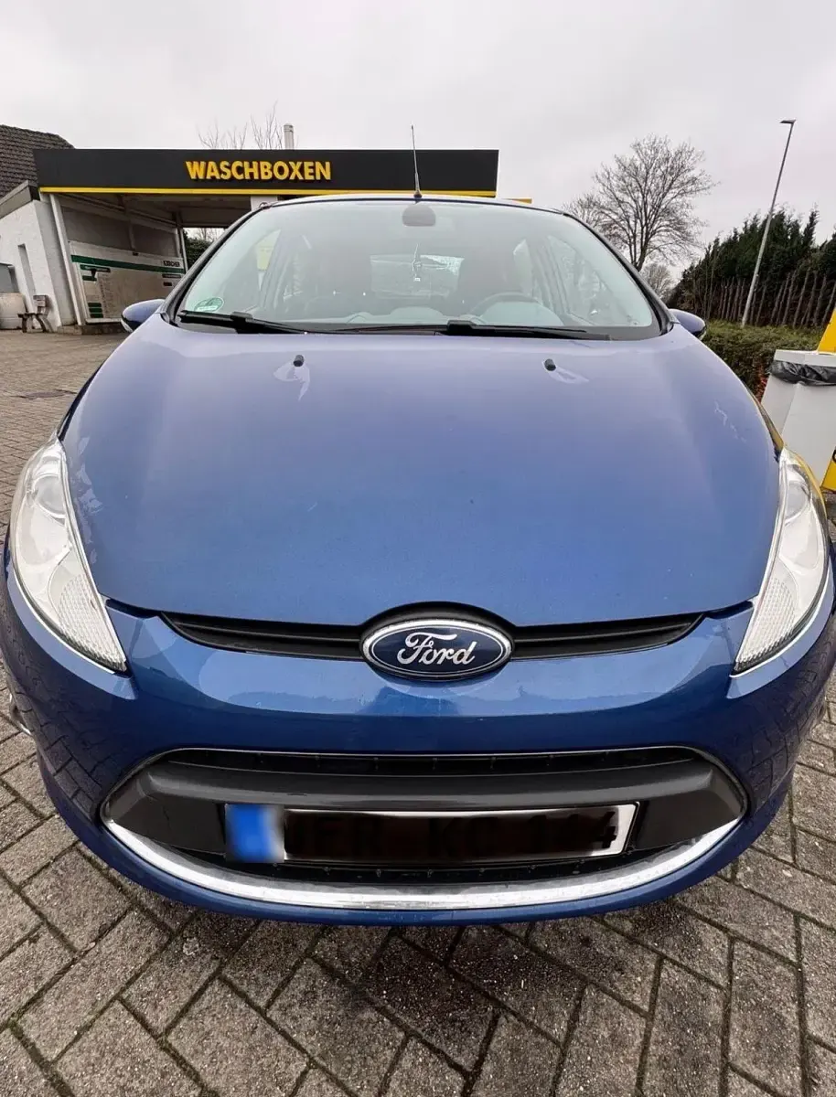 Gebraucht Ford Fiesta Titanium 2009 Blau Kleinwagen