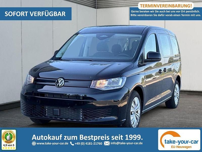 Neu VW Caddy Maxi 122 PS (89 kW) 2025 (deep black perleffekt) Van / Kleinbus