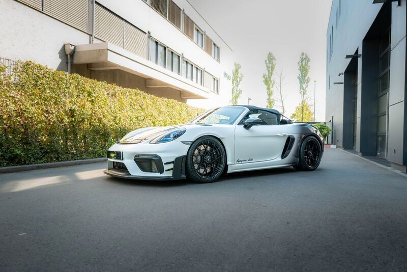 Neu Porsche Boxster Spyder 500 PS (367 kW) 2025 Weiß Cabrio