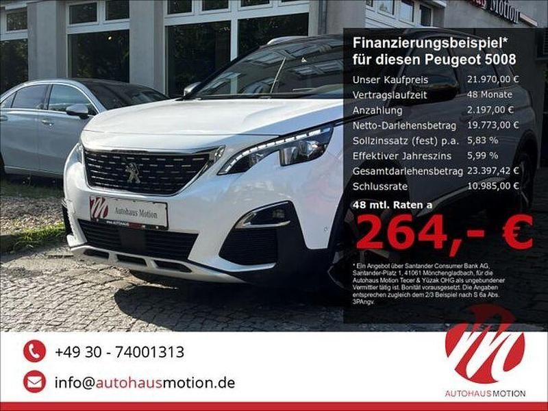 Weiß Gebraucht 2019 Peugeot 5008 GTi Van / Kleinbus | 21.970 € (Fairer Preis) - Bild 1/4