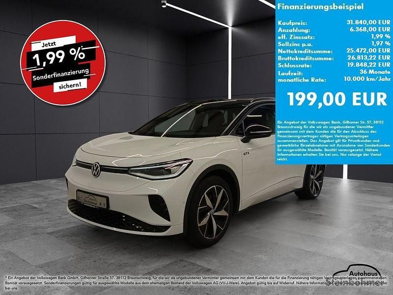 Gebraucht VW ID.4 GTX 219 kW (299 PS) 2023 Gletscherweiss (weiß) SUV