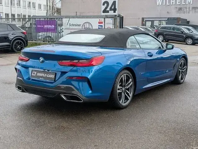 Gebraucht BMW 840 Cabriolet M Sport 320 PS (235 kW) 2019 Sonic speed blue Cabrio