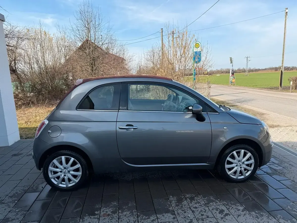 Gebraucht Fiat 500 100 PS (73 kW) 2012 Grau Cabrio