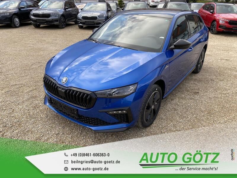 Blau Gebraucht 2022 Skoda Scala Monte Carlo Kleinwagen | 30.890 € - Bild 1/4