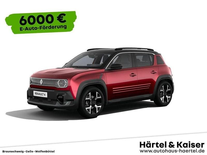 Karmesinrot mit schwarzem dach (rot) Neu 2025 Renault 4 E-Tech Komfort SUV | 33.490 € (Guter Preis) - Bild 1/3