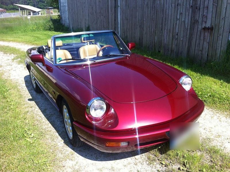 Gebraucht Alfa Romeo Spider 120 PS (88 kW) 1991 Rot Cabrio