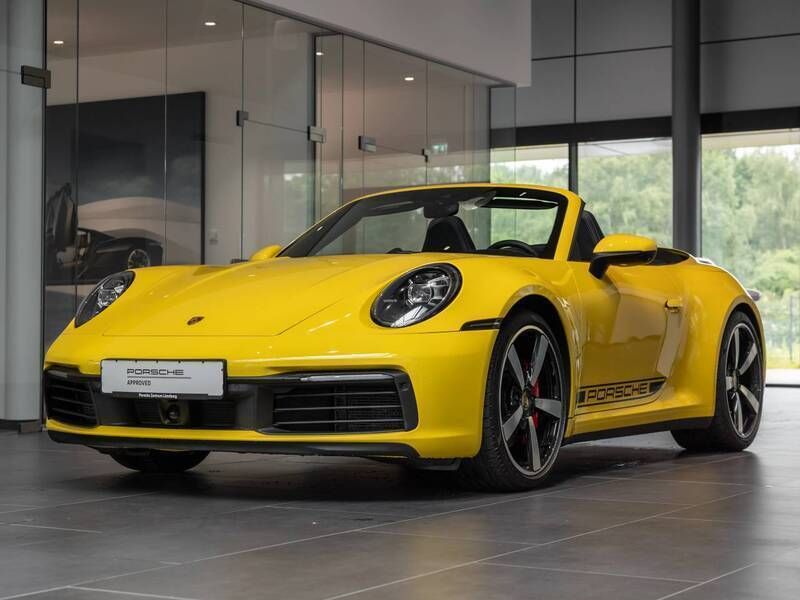 Racinggelb Gebraucht 2022 Porsche 911 Carrera S Cabrio | 133.590 € (Etwas zu teuer) - Bild 1/4
