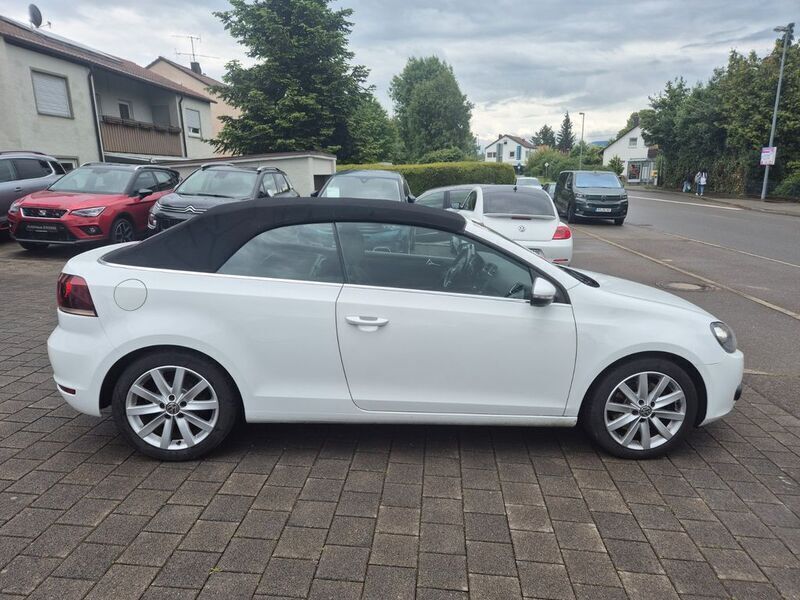 Weiß Gebraucht 2012 VW Golf Cabriolet Cabrio | 7.290 € (Superpreis) - Bild 1/4