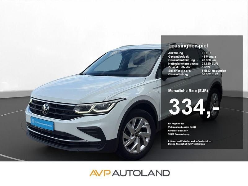 Pure white Gebraucht 2022 VW Tiguan Active SUV | 24.880 € (Fairer Preis) - Bild 1/4