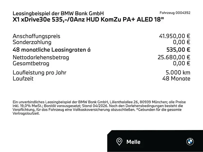 Gebraucht BMW X1 Performance 328 PS (241 kW) 2024 Mineralweiß (weiß) SUV