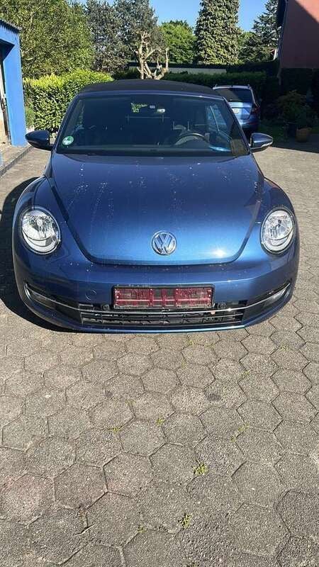 Blau Gebraucht 2016 VW Beetle Allstar Cabrio | 15.500 € (Superpreis) - Bild 1/4