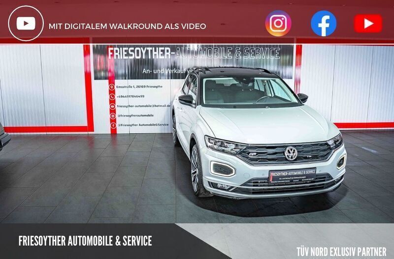 Weiß Gebraucht 2019 VW T-Roc R-line SUV | 16.990 € (Etwas zu teuer) - Bild 1/4