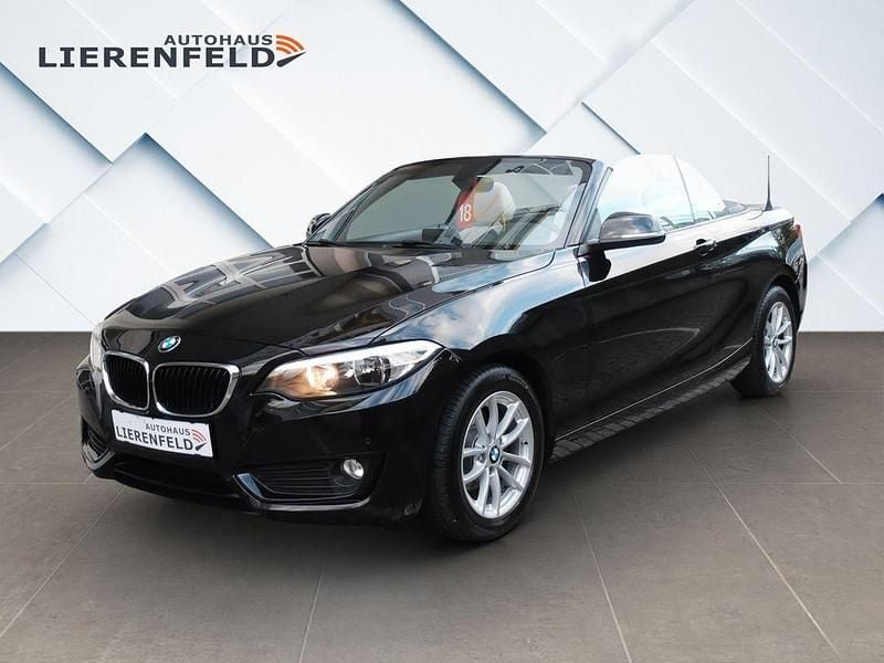 Gebraucht BMW 218 136 PS (100 kW) 2015 Schwarz ii Cabrio