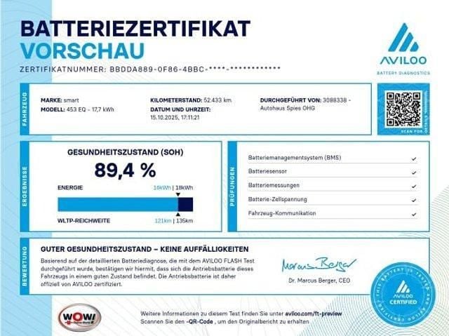 Gebraucht Smart ForTwo Coupé 60 kW (82 PS) 2020 Schwarz Kleinwagen