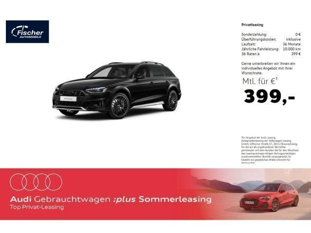Mythosschwarz metallic Gebraucht 2024 Audi A4 Allroad Sport Kombi | 52.980 € (Teuer) - Bild 1/4