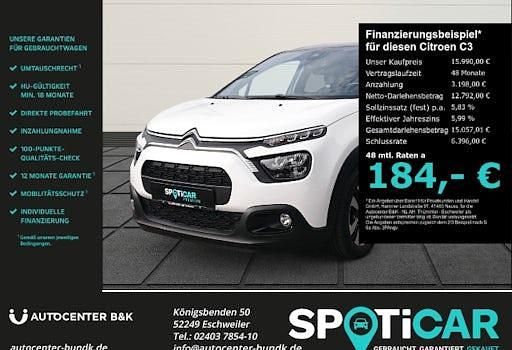 Gebraucht Citroën C3 PureTech 83 PS (61 kW) 2024 Weiß Limousine