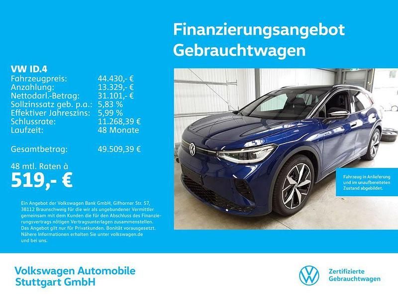 Blau Gebraucht 2025 VW ID.4 GTX SUV | 44.430 € (Fairer Preis) - Bild 1/4