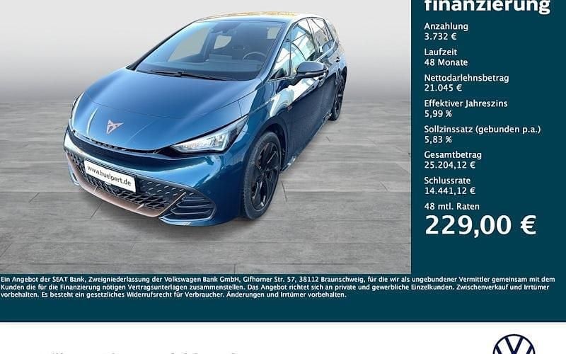 Blau Gebraucht 2022 Cupra Born e-Boost Kleinwagen | 24.659 € (Guter Preis) - Bild 1/4