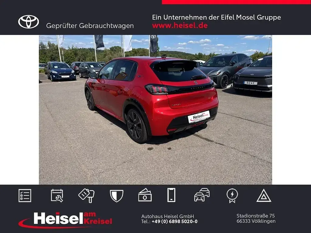 Gebraucht Peugeot e-208 GT 100 kW (136 PS) 2023 Rot Kleinwagen